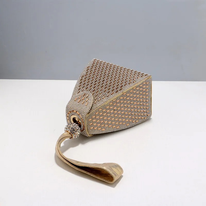 Rhinestones Luxury Evening Bag - Leatherwork Wallet ulasan dan harga