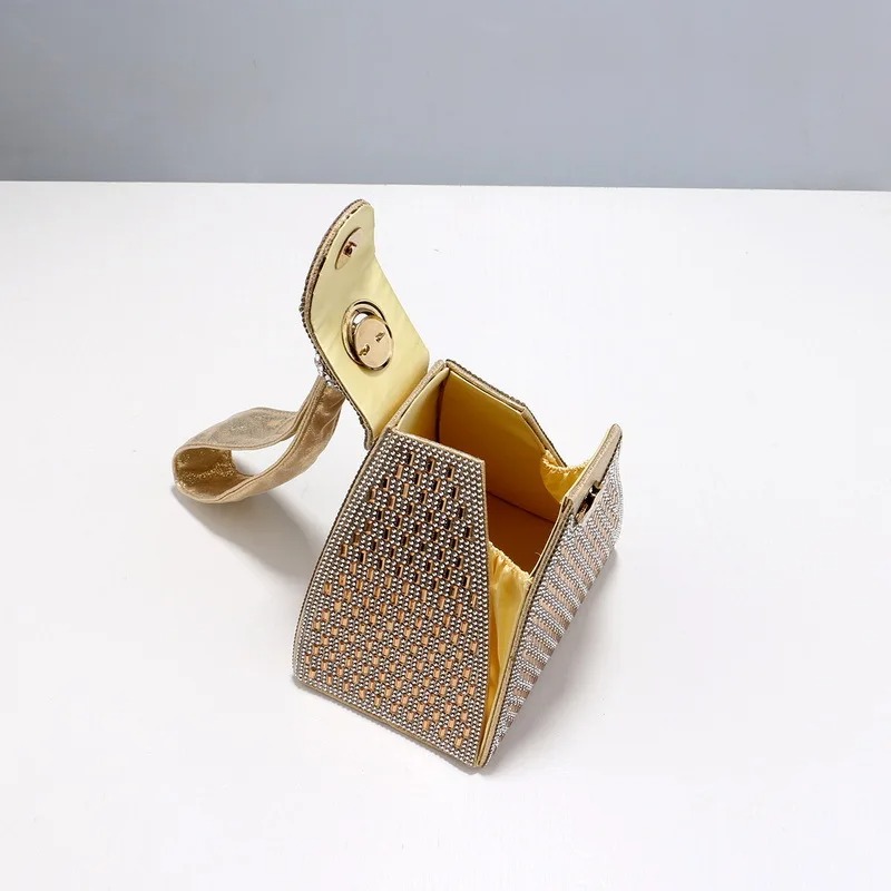 Rhinestones Luxury Evening Bag - Leatherwork Wallet ulasan dan harga