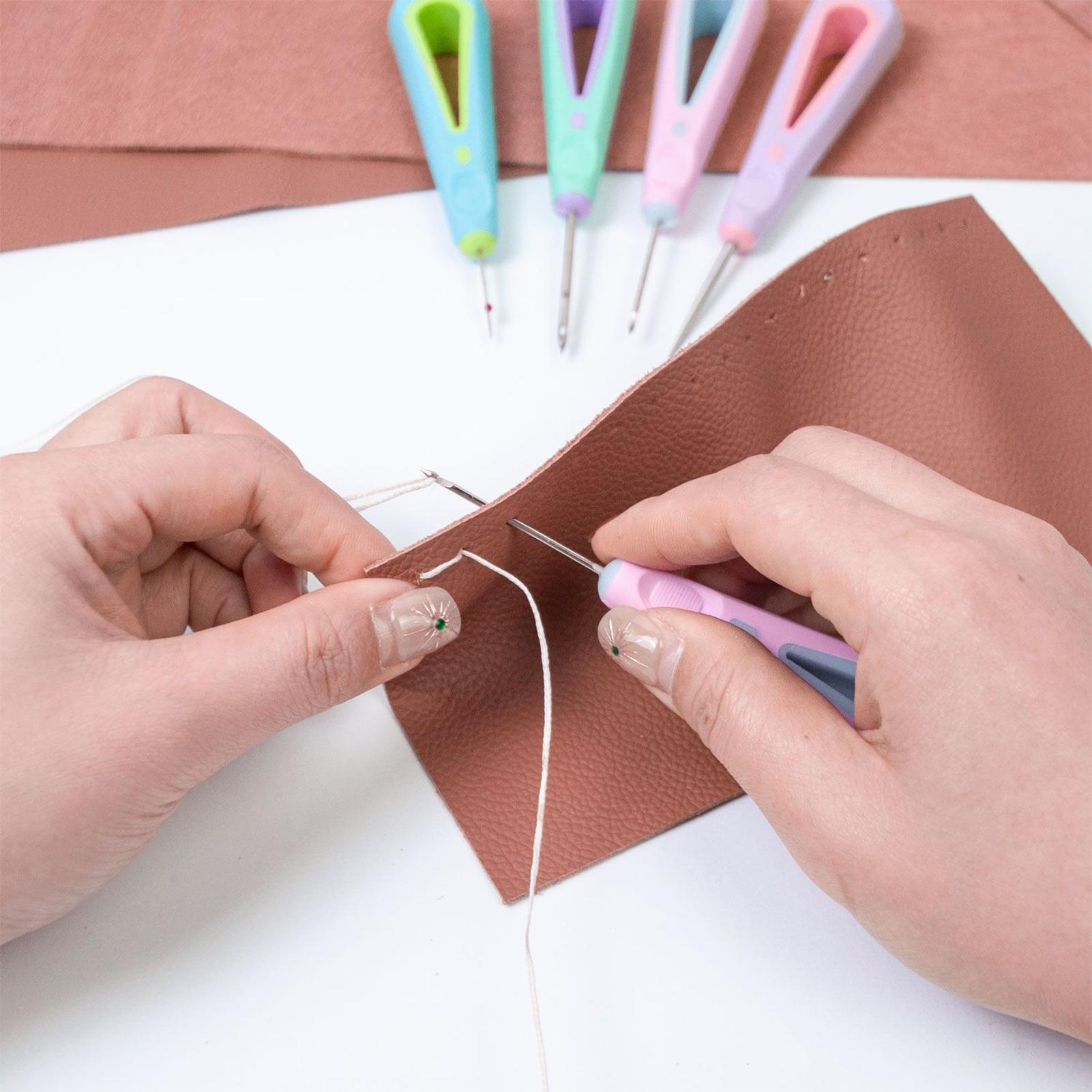 Leather Sewing Kit 4 Pieces St - Leatherwork Tool Kit ulasan dan harga