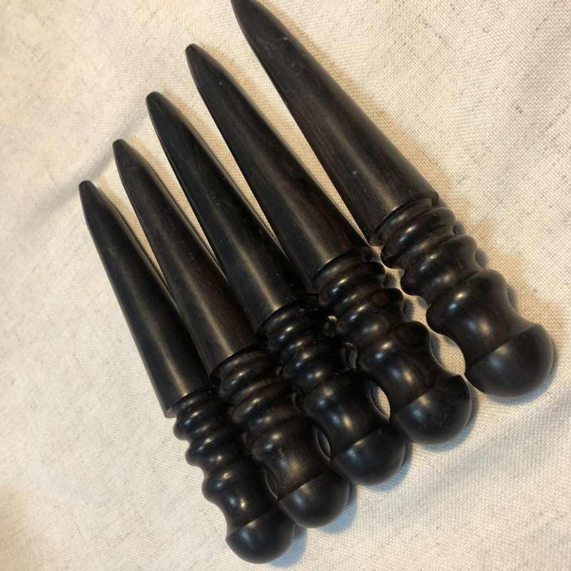 2Pcs High Density Ebony Black  - Leatherwork Tool Kit ulasan dan harga