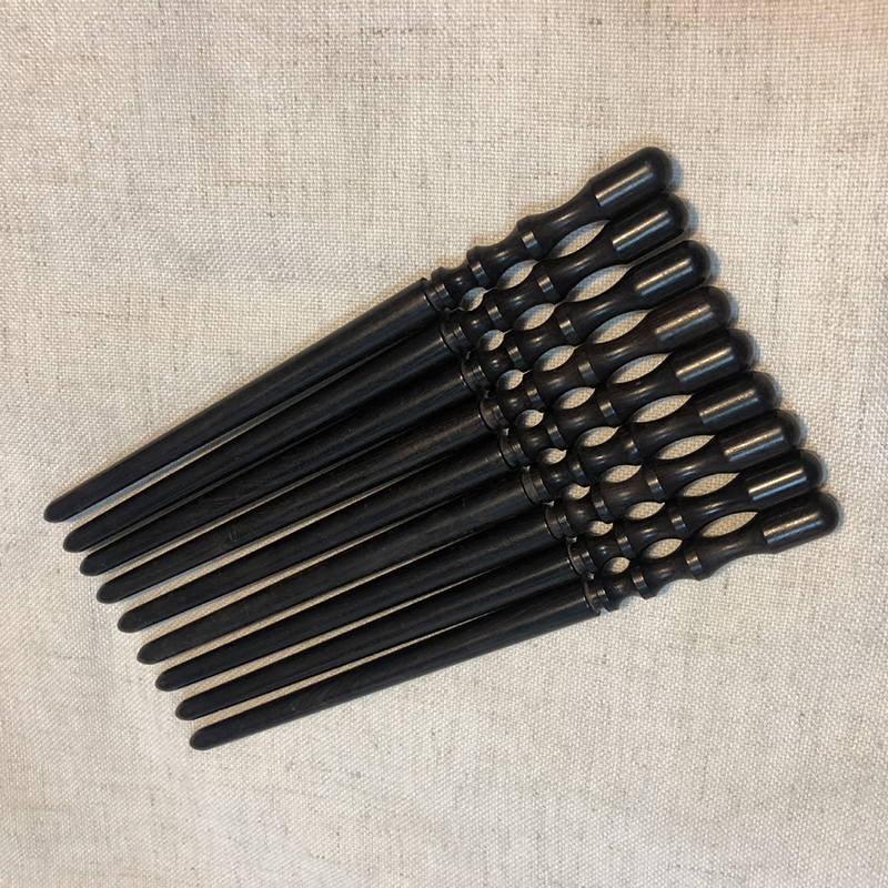 2Pcs High Density Ebony Black  - Leatherwork Tool Kit ulasan dan harga