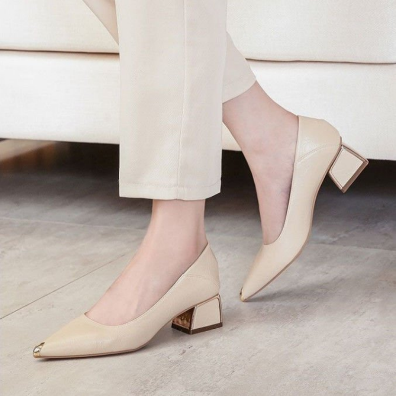 Women's Professional Work Shoe - Leather Work Women Shoes ulasan dan harga