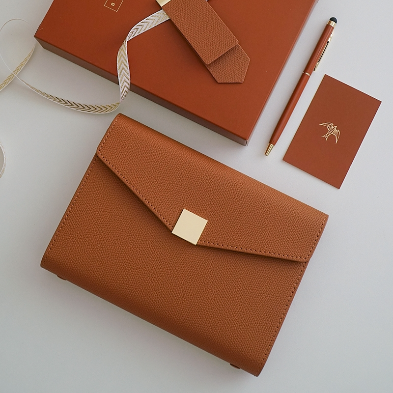 A5 Pu Leather Binder Notebook  - Leather Work Notebook ulasan dan harga