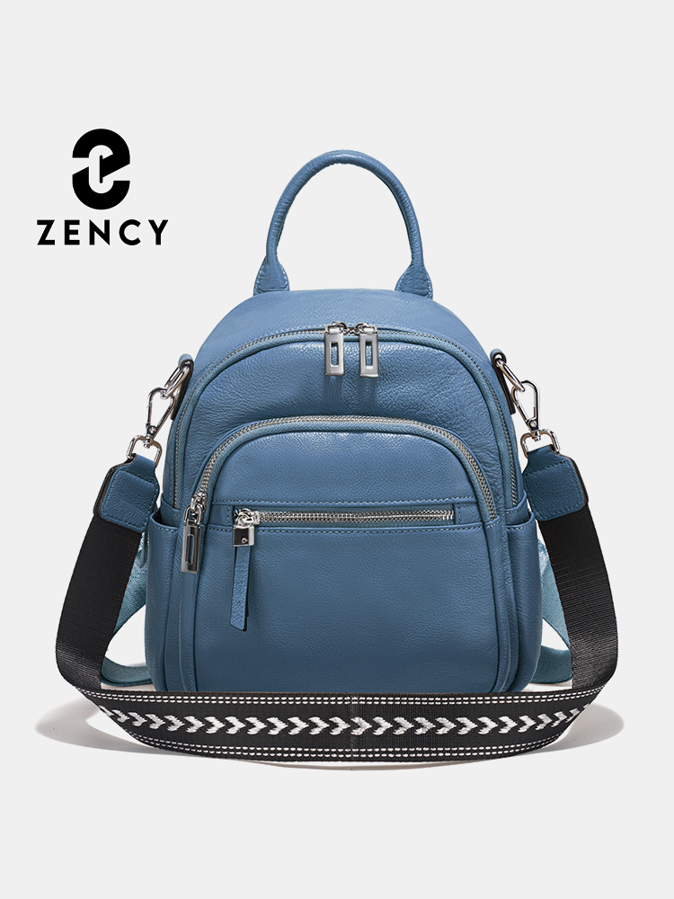 Zency Genuine Leather Small Ba - Leather Work Bag ulasan dan harga