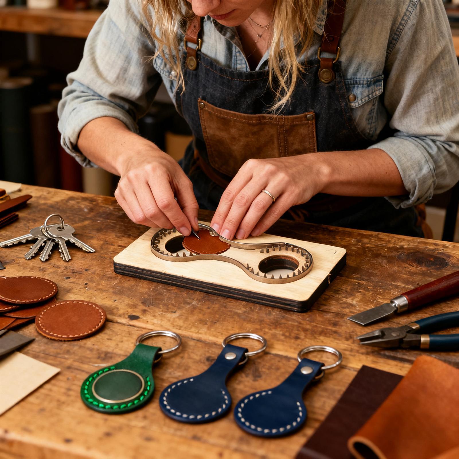Leather Keychain Cutting Die W - Leatherwork Accessories ulasan dan harga