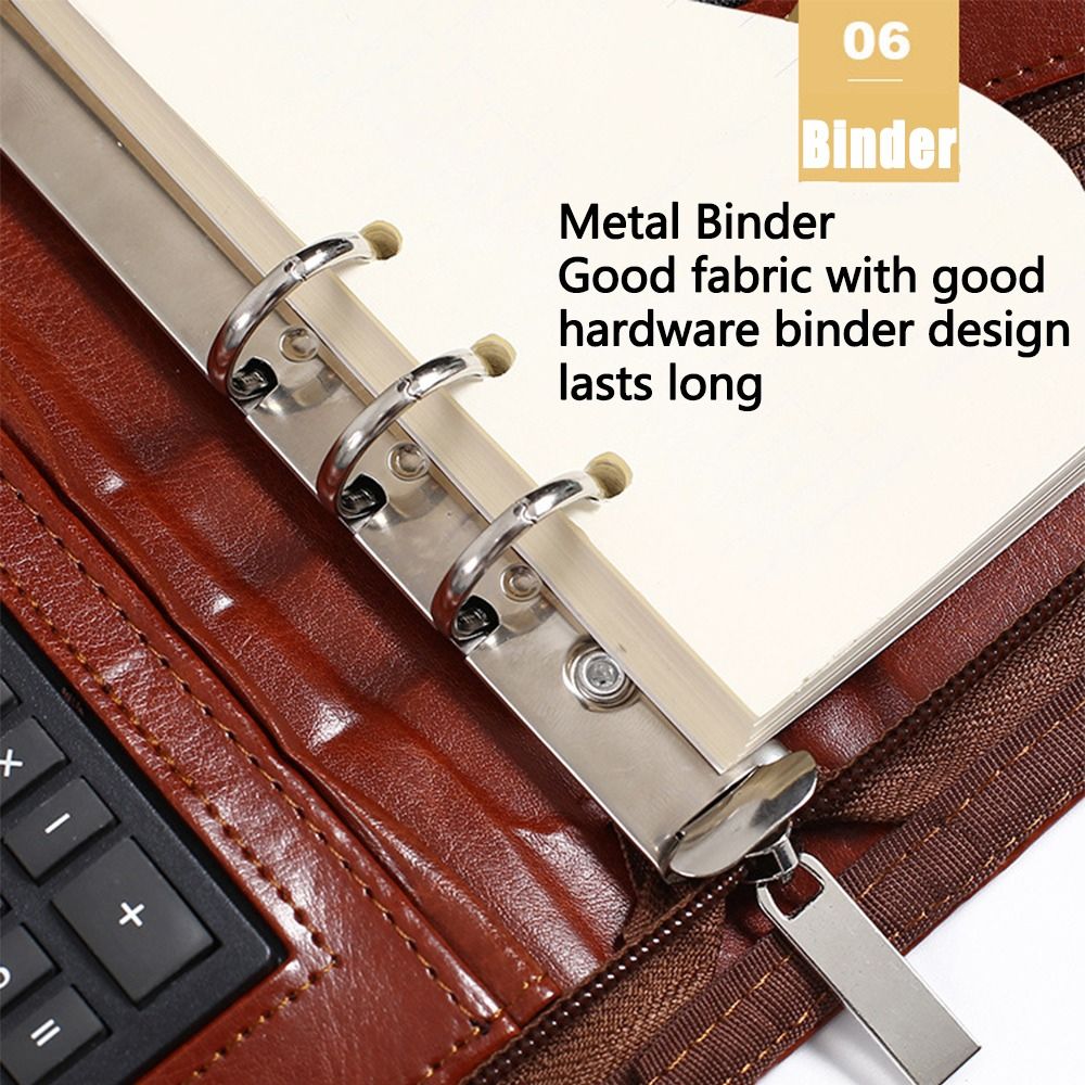 Portable File Folder 6-Ring Ca - Leatherwork Books ulasan dan harga