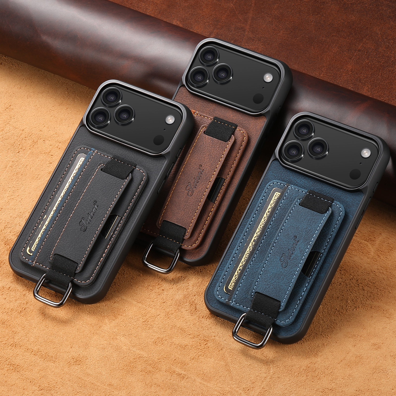 SUTENI Wrist Strap Ring Buckle - Leather X ulasan dan harga