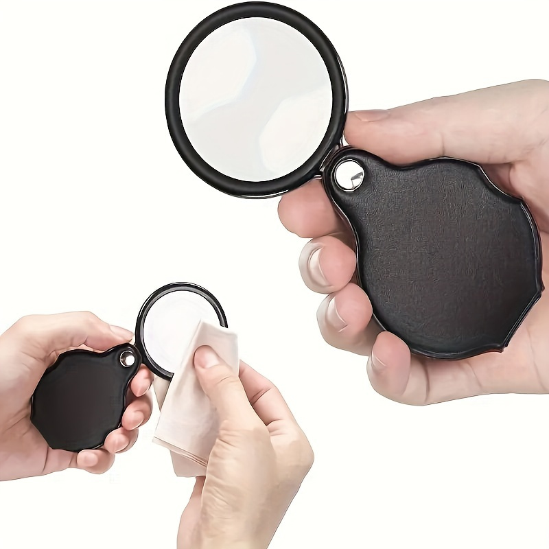Portable Mini Folding Magnifie - Leatherwork Hobby ulasan dan harga