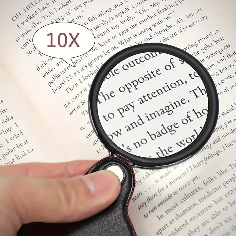 Portable Mini Folding Magnifie - Leatherwork Hobby ulasan dan harga