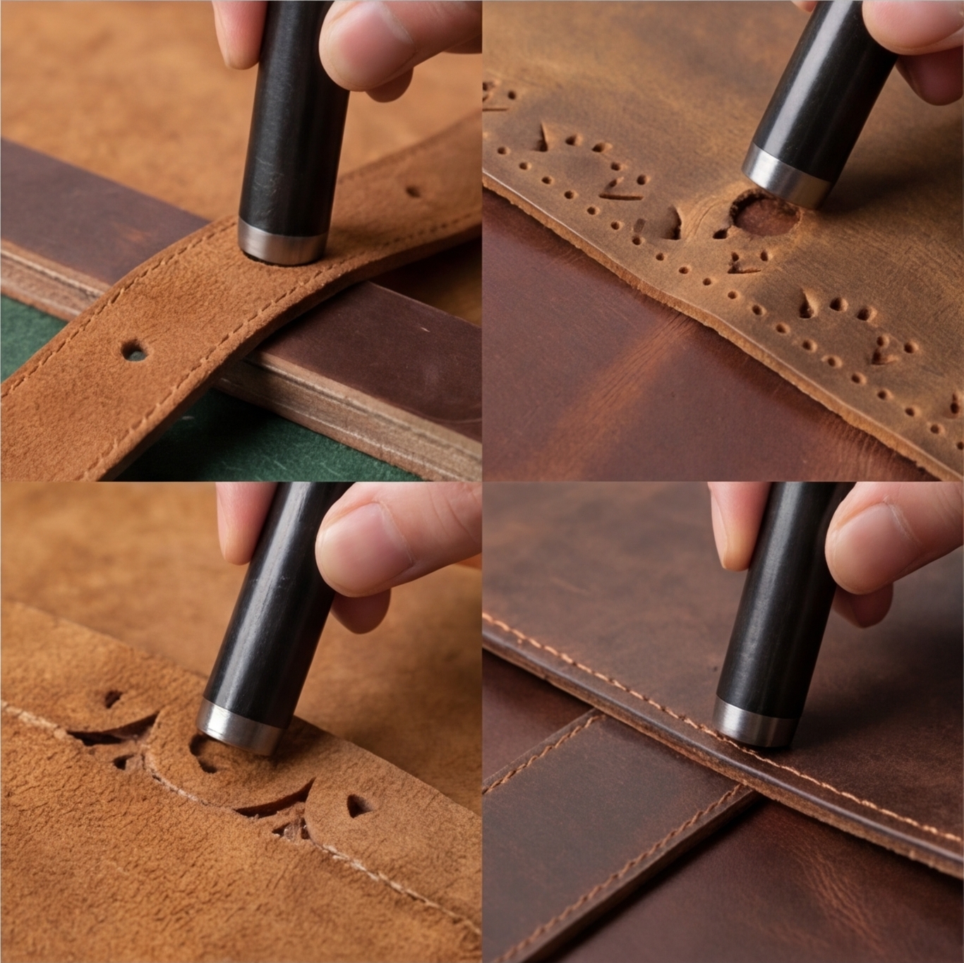 A49 DIY Leatherworking round C - Leatherwork Tool Kit ulasan dan harga