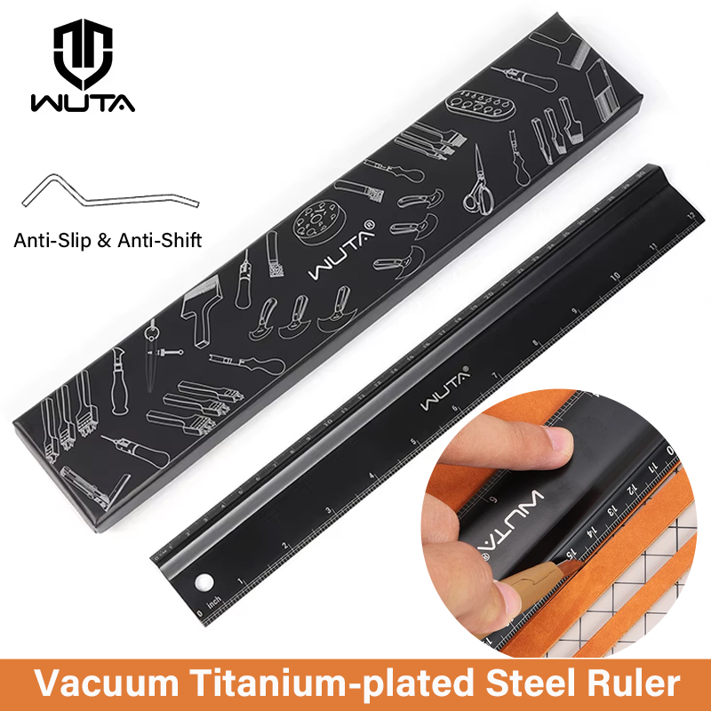 WUTA Leather Cutting Ruler Saf - Leatherwork Accessories ulasan dan harga