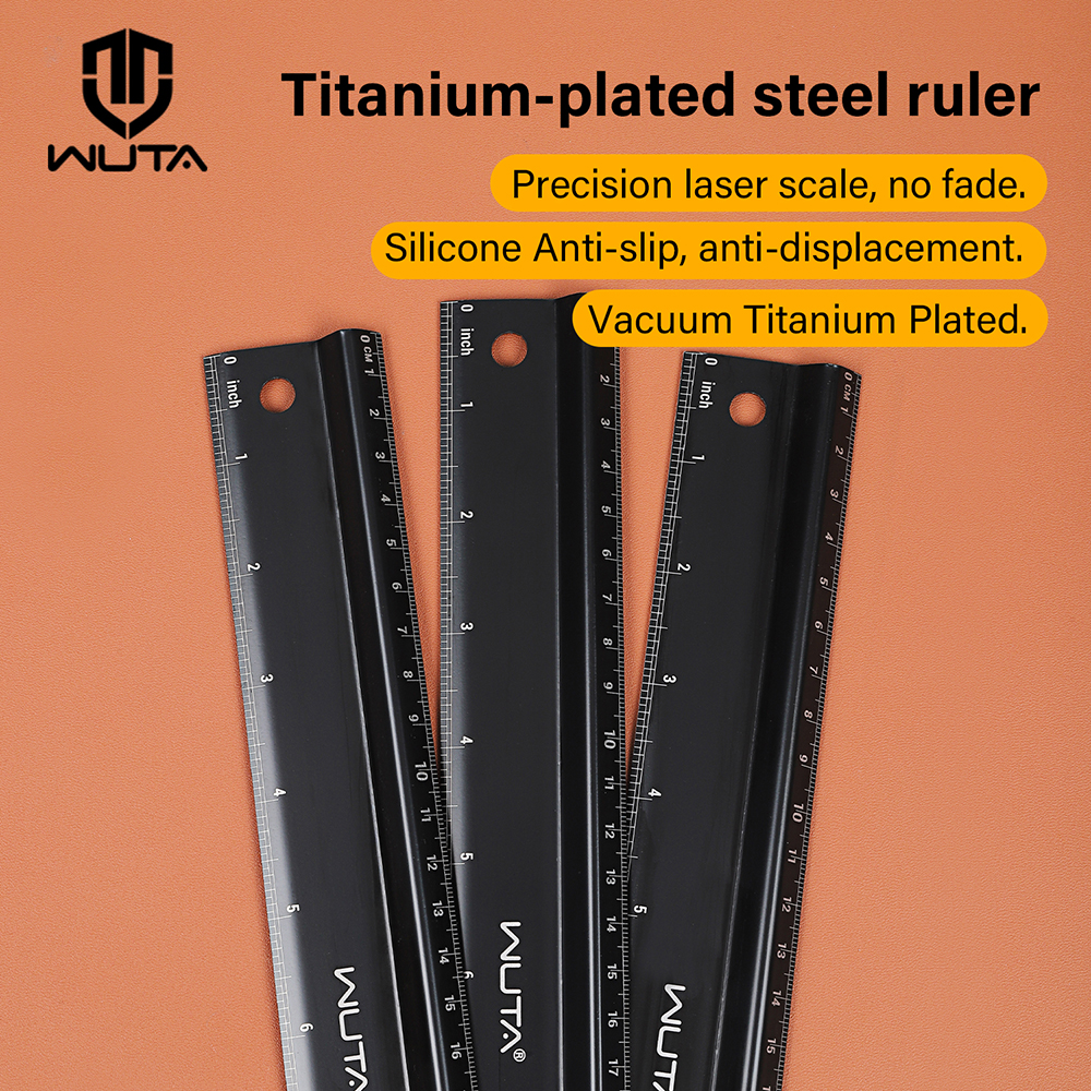 WUTA Leather Cutting Ruler Saf - Leatherwork Accessories ulasan dan harga