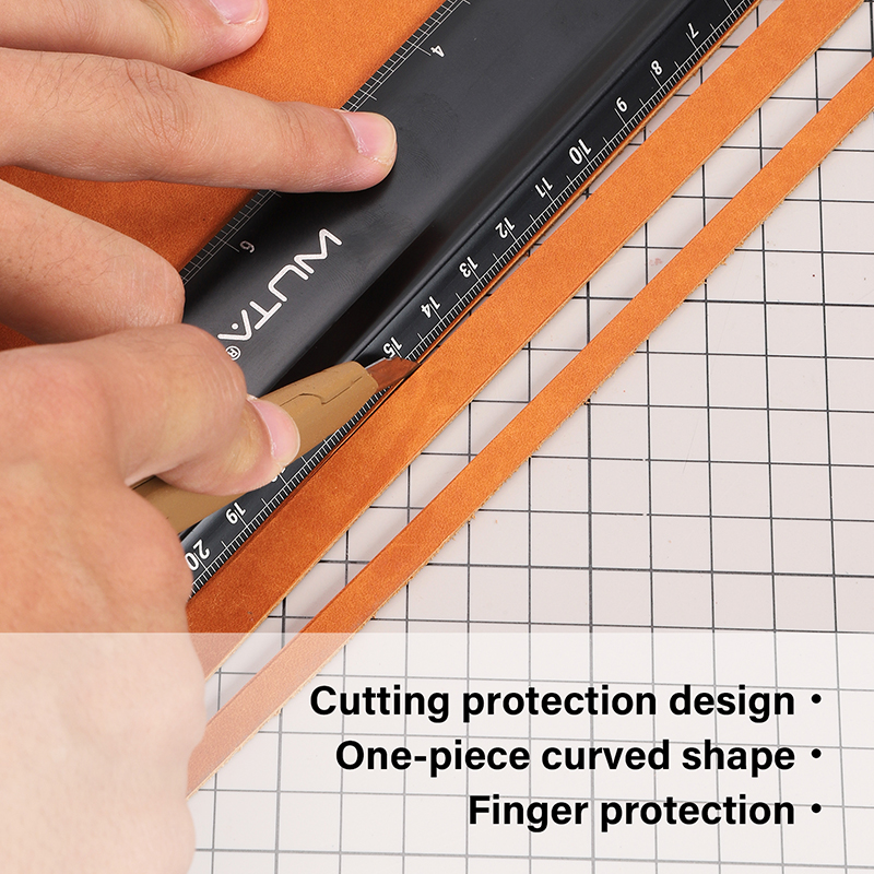 WUTA Leather Cutting Ruler Saf - Leatherwork Accessories ulasan dan harga
