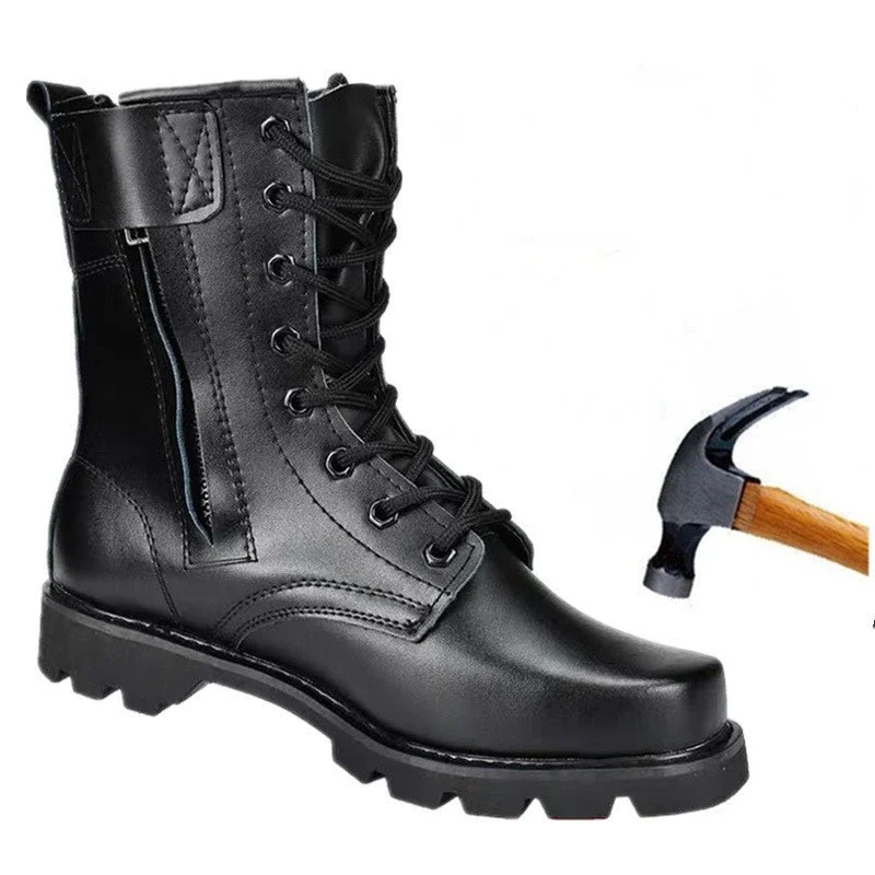 Men's Shoes Work Safety Shoes  - Leather Work Fabric ulasan dan harga