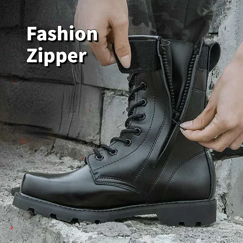Men's Shoes Work Safety Shoes  - Leather Work Fabric ulasan dan harga