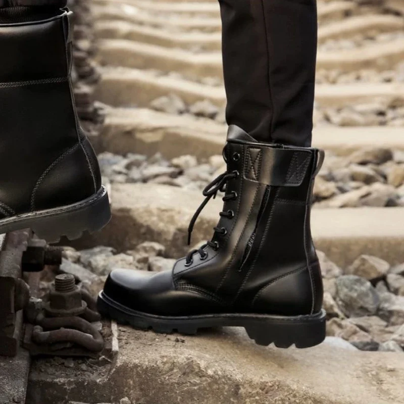 Men's Shoes Work Safety Shoes  - Leather Work Fabric ulasan dan harga