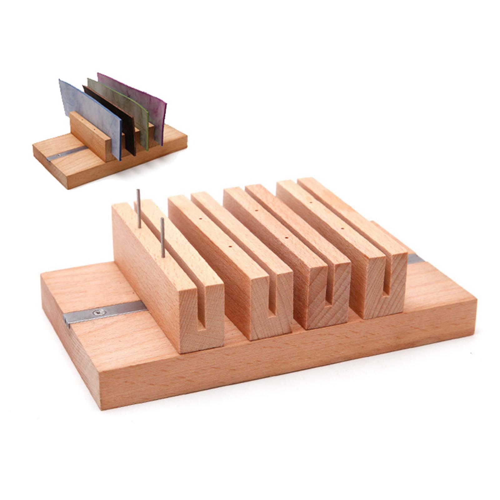 Compact Wooden Side Oil Drying - Leatherwork Hobby ulasan dan harga