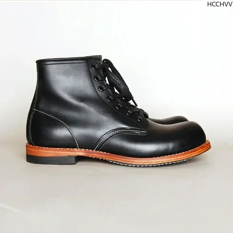 Vintage Men Goodyear-Welted Ge - Vintage Leatherwork ulasan dan harga