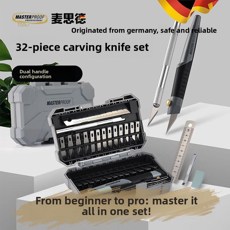 23/32Pcs Exacto Knife Set, Pre - Leatherwork Hobby ulasan dan harga