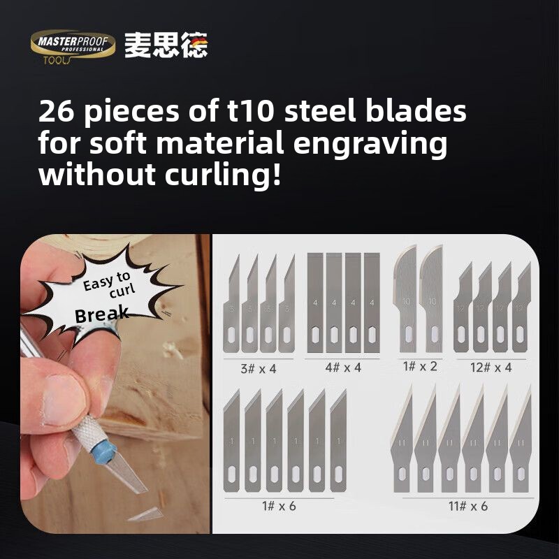 23/32Pcs Exacto Knife Set, Pre - Leatherwork Hobby ulasan dan harga