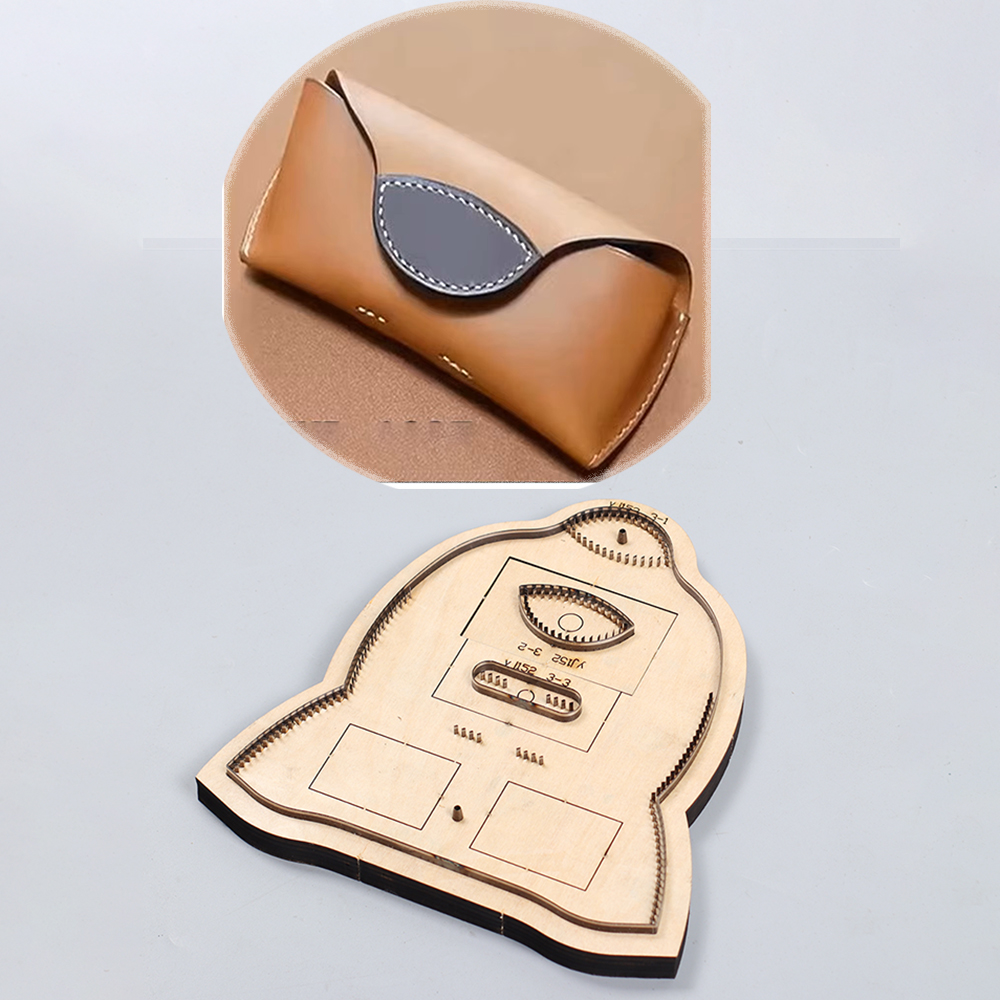 16.5x8.5cm eyeglass case  bag  - Leatherwork Accessories ulasan dan harga