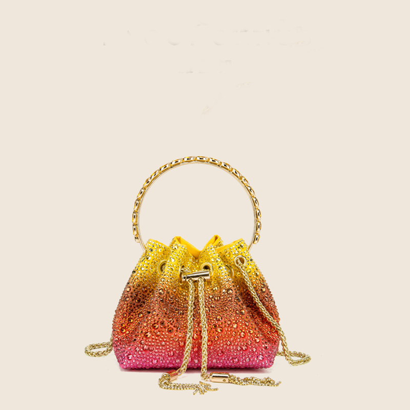 Handle Rhinestones Evening clu - Leatherwork Wallet ulasan dan harga