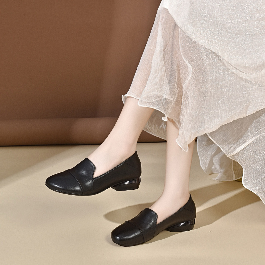 Women's shoes 2026 autumn low  - Leather Works ulasan dan harga